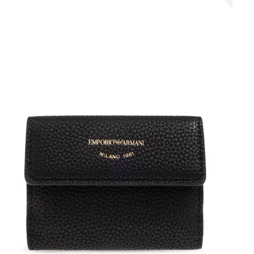 Wallet with logo , female, Sizes: ONE SIZE - Emporio Armani - Modalova