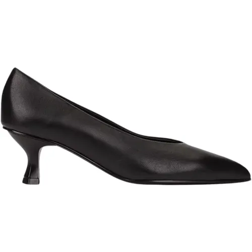 Schwarze Lederschuhe eleganter Stil , Damen, Größe: 38 EU - Pedro Miralles - Modalova