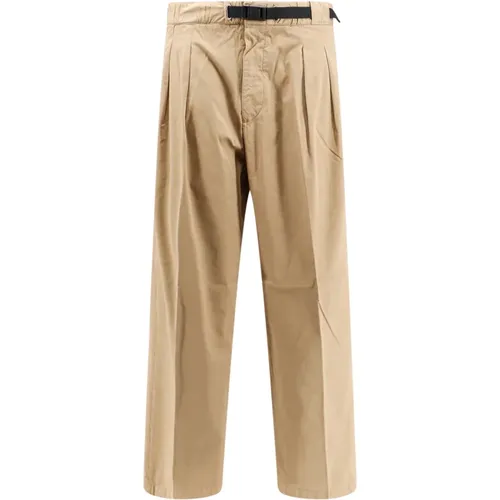 Mens Clothing Trousers Ss24 , male, Sizes: L, M, S - White Sand - Modalova