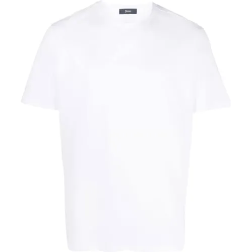 Weiße T-Shirt & Polo Kollektion , Herren, Größe: 2XL - Herno - Modalova