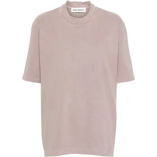 Blush Beige Cotton Jersey T-shirt , female, Sizes: M, S, XS - Our Legacy - Modalova