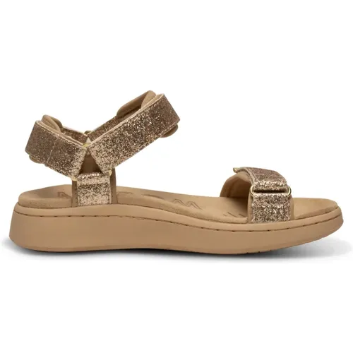 Modern and Comfortable Glitter Sandal , female, Sizes: 4 UK, 9 UK - Woden - Modalova