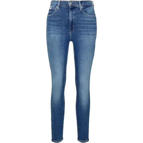 High Rise Super Skinny Ankle Jeans , Damen, Größe: W25 - Calvin Klein Jeans - Modalova