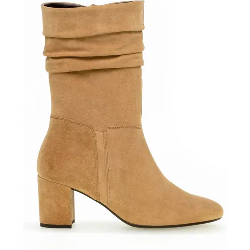 Beige Samt Stiefeletten Gabor - Gabor - Modalova