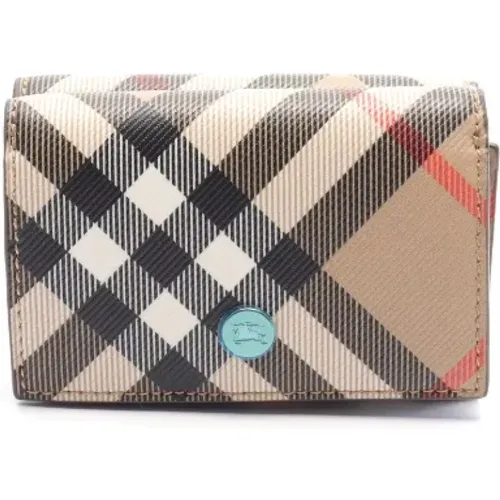 Pre-owned Canvas wallets , female, Sizes: ONE SIZE - Burberry Vintage - Modalova