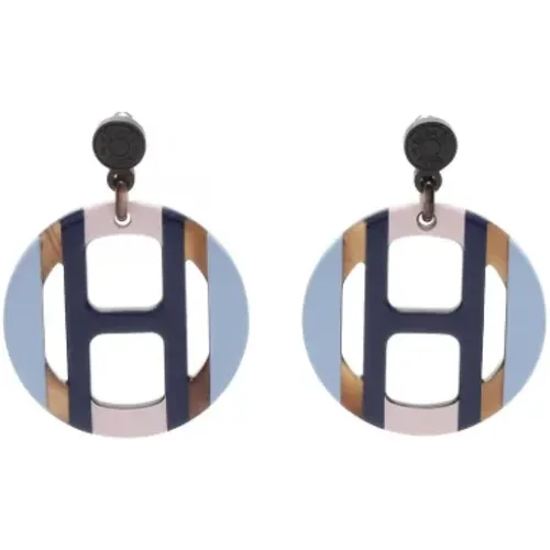 Pre-owned Fabric earrings , female, Sizes: ONE SIZE - Hermès Vintage - Modalova