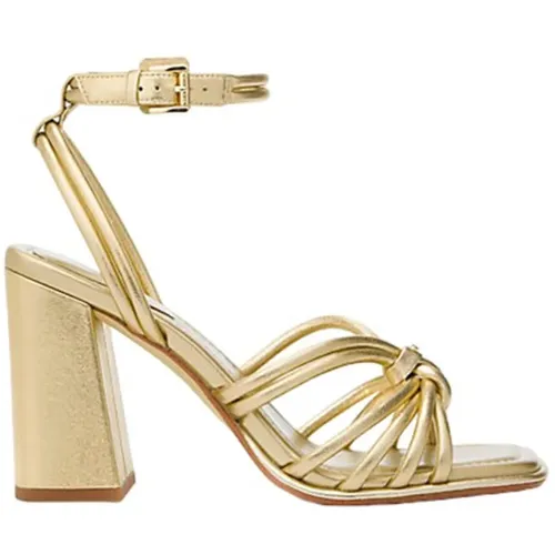 Goldene Sneakers Astra Sandal Blass , Damen, Größe: 36 EU - Michael Kors - Modalova