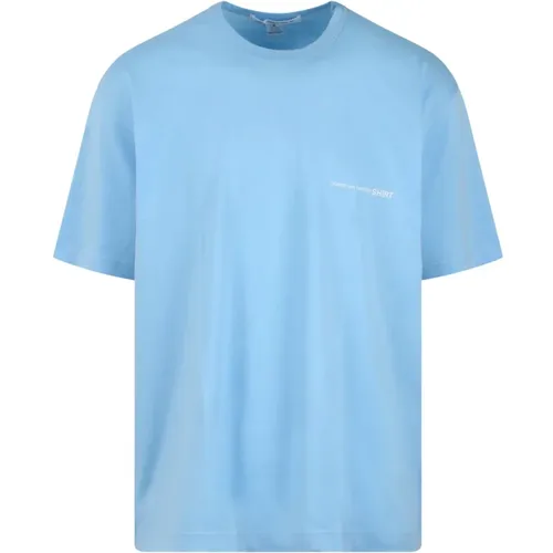 Jersey Cotton Basic T-Shirt , male, Sizes: M - Comme des Garçons - Modalova