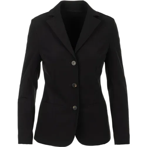 Winter Schwarzer Blazer Jacke , Damen, Größe: XS - RRD - Modalova