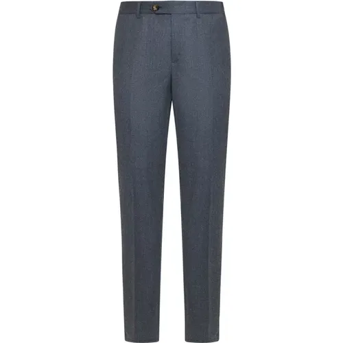 Tailored Wool Trousers with Straight Leg , male, Sizes: 2XL, L, XL, M - BRUNELLO CUCINELLI - Modalova