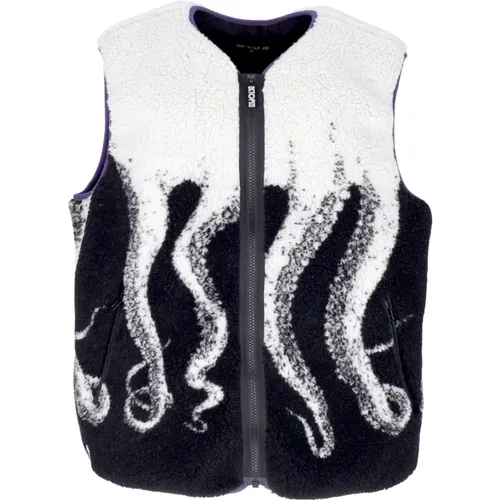 Sherpa Vest Mens Sleeveless White , male, Sizes: M - Octopus - Modalova