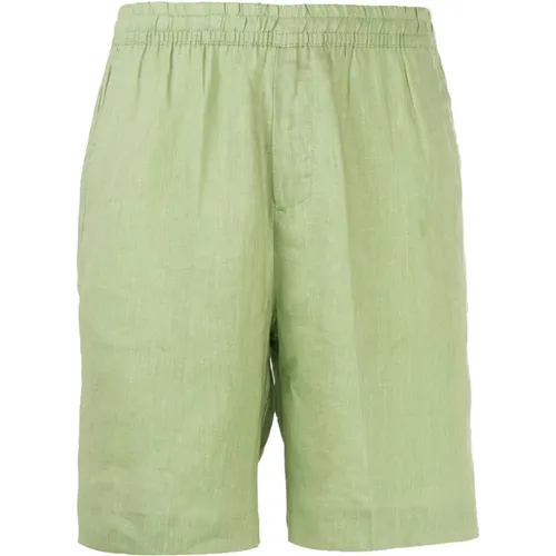 Herren Leinen Bermuda Shorts , Herren, Größe: S - Liu Jo - Modalova