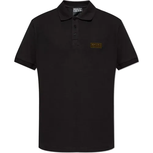 Polo mit Logo , Herren, Größe: M - Versace Jeans Couture - Modalova