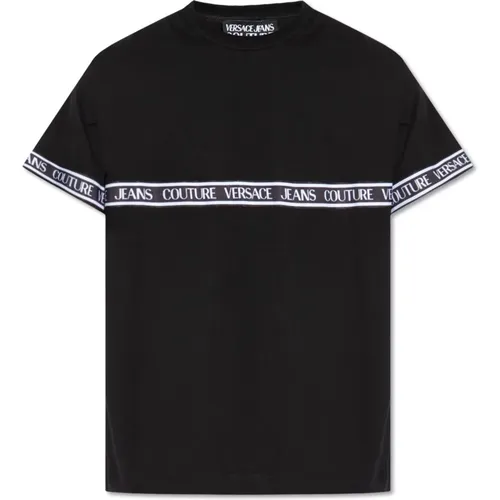 T-Shirt mit Logo , Herren, Größe: 2XL - Versace Jeans Couture - Modalova