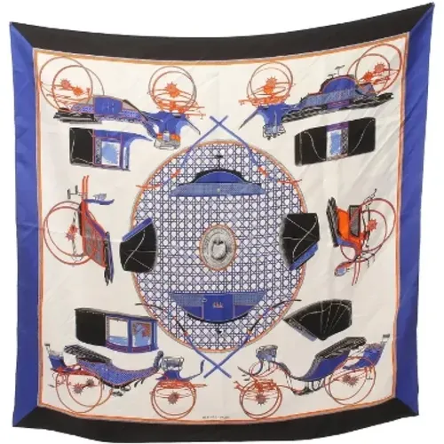 Pre-owned Canvas scarves , female, Sizes: ONE SIZE - Hermès Vintage - Modalova