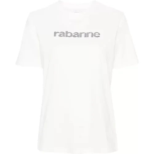 Stilvolle T-Shirts und Polos , Damen, Größe: XS - Paco Rabanne - Modalova
