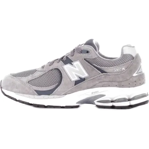 Graue Wildleder Sneakers Gummisohle , Herren, Größe: 42 EU - New Balance - Modalova