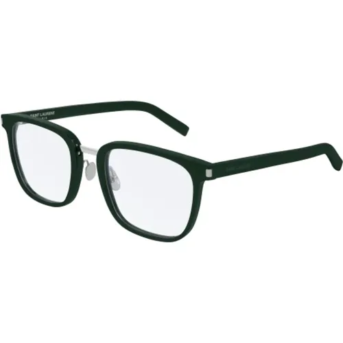 Green Transparent SL 222 Sunglasses , unisex, Sizes: 53 MM - Saint Laurent - Modalova