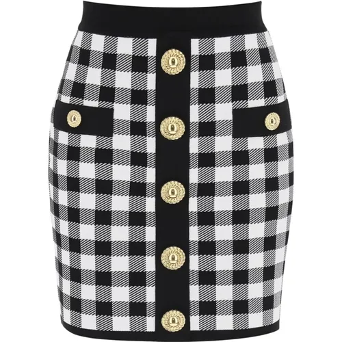 Skirt , female, Sizes: XS, S - Balmain - Modalova
