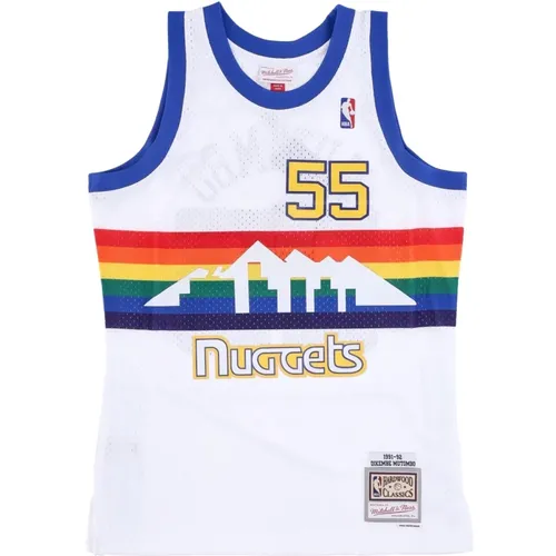 NBA Swingman Jersey Mutombo 55 , Herren, Größe: L - Mitchell & Ness - Modalova