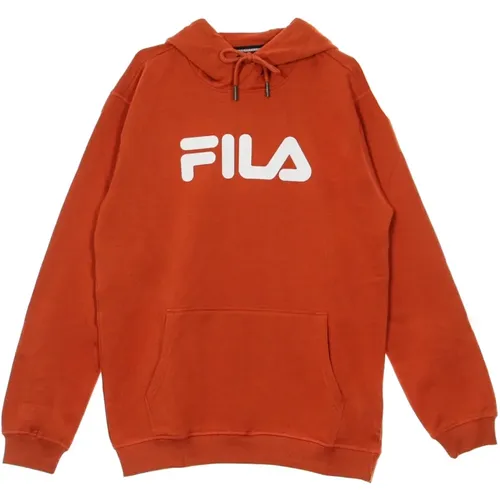 Pure Hoodie Kangaroo Summer Fig , male, Sizes: S, XL, M, L, XS - Fila - Modalova