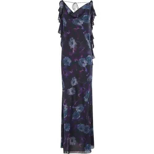 Ruffle Maxi Dress , female, Sizes: XS - Rotate Birger Christensen - Modalova