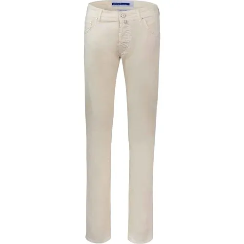 Slim Fit Washed Cotton Denim Jeans , male, Sizes: W34 - Jacob Cohën - Modalova