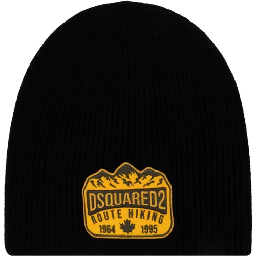 Kappe mit Patch , Herren, Größe: ONE Size - Dsquared2 - Modalova