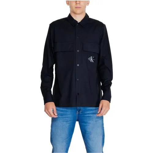 Cargo Overshirt Herbst/Winter Kollektion , Herren, Größe: M - Calvin Klein Jeans - Modalova