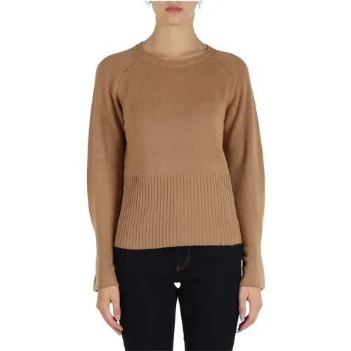 Virgin Wool Sweater Round Neck Gift , female, Sizes: XL, S, L, M - Emme DI Marella - Modalova