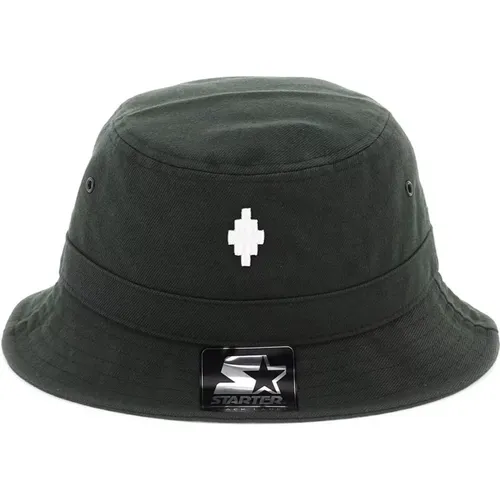 Elevate Your Style with the Cross Bucket Hat , male, Sizes: ONE SIZE - Marcelo Burlon - Modalova