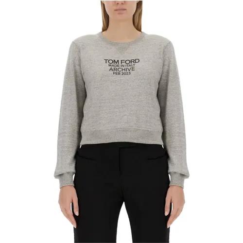 Logo Sweatshirt Tom Ford - Tom Ford - Modalova