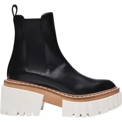 Leather boots , female, Sizes: 5 UK - Stella Mccartney - Modalova