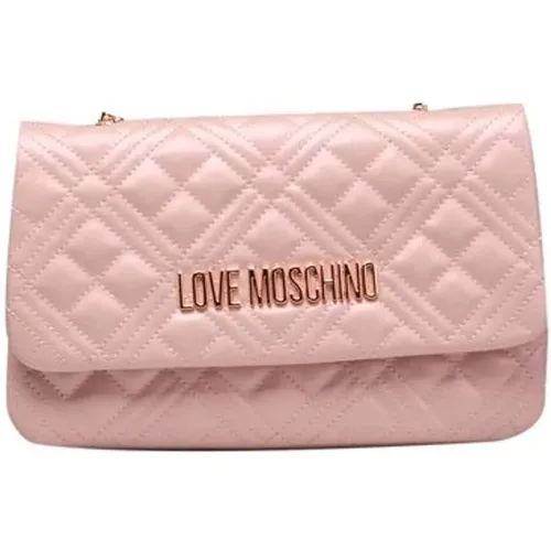 Bunte Crossbody Tasche mit Klappenverschluss - Love Moschino - Modalova