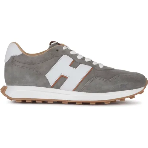 Sneakers mit H Patch Detail , Herren, Größe: 43 EU - Hogan - Modalova