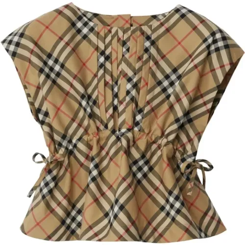 Vintage Check Sleeveless Sweater - Burberry - Modalova