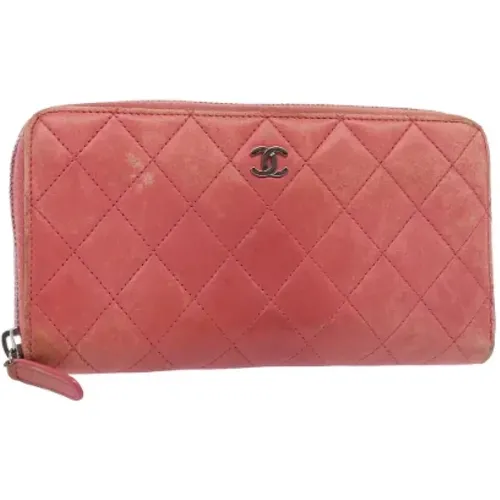 Pre-owned Leather wallets , female, Sizes: ONE SIZE - Chanel Vintage - Modalova