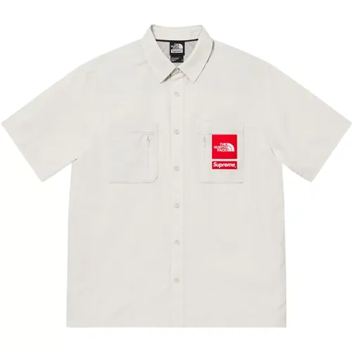 Limitierte Auflage Trekking Shirt Weiß , Herren, Größe: L - Supreme - Modalova
