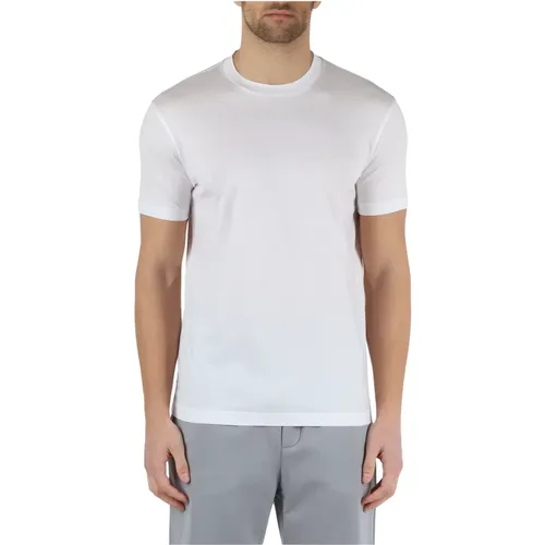 Essentielles Baumwoll- und Lyocell-T-Shirt , Herren, Größe: XL - Emporio Armani - Modalova