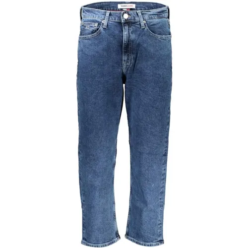 Harper Bestickte Blaue Baumwolljeans , Damen, Größe: W29 L28 - Tommy Hilfiger - Modalova