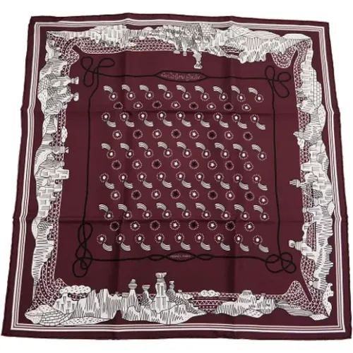 Pre-owned Silk scarves , female, Sizes: ONE SIZE - Hermès Vintage - Modalova