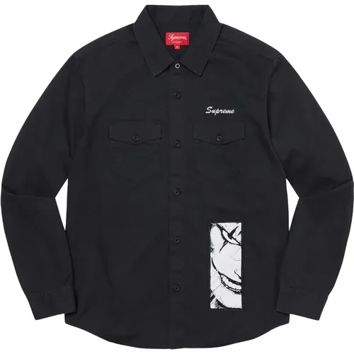 Limited Edition Work Shirt with Utility Pockets , male, Sizes: M, XL - Supreme - Modalova