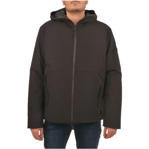 Black Coats Loge Jacket , male, Sizes: 3XL, XL, 2XL, M, L - Peuterey - Modalova