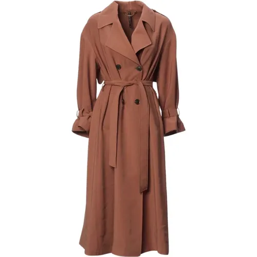 Classic Trench Coat for Women , female, Sizes: S - Manila Grace - Modalova