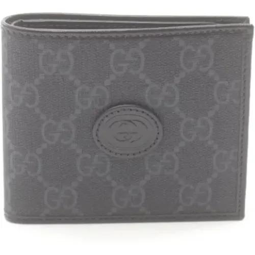 Pre-owned Coated canvas wallets , male, Sizes: ONE SIZE - Gucci Vintage - Modalova