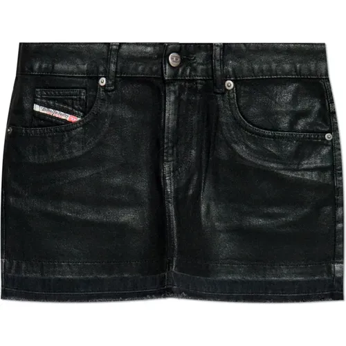 Denim Skirt De-Ron , female, Sizes: W26, W29, W25, W28, W27 - Diesel - Modalova