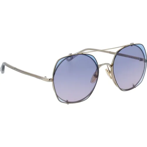 Sonnenbrille mit Verlaufsgläsern , Damen, Größe: 56 MM - Chloé - Modalova