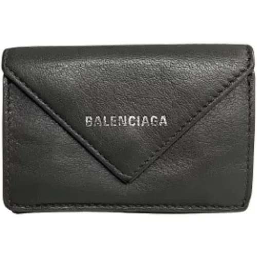 Pre-owned Leather wallets , female, Sizes: ONE SIZE - Balenciaga Vintage - Modalova