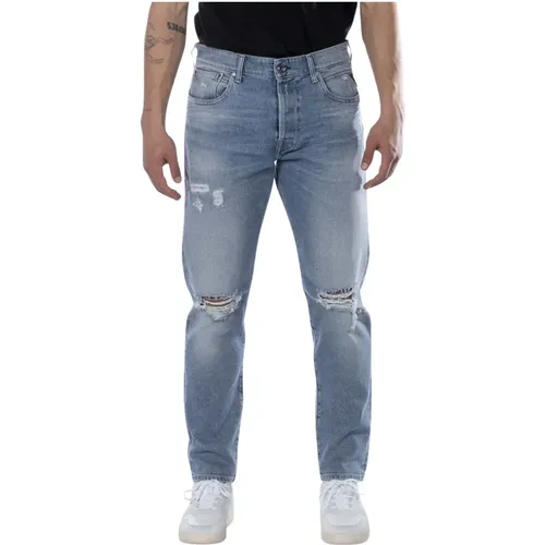 Blaue -Jeans , Herren, Größe: W30 L30 - Replay - Modalova