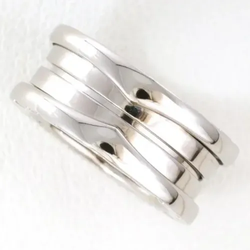 Pre-owned White Gold rings , female, Sizes: ONE SIZE - Bvlgari Vintage - Modalova